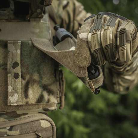 M‑Tac Tourniquet Pouch Elastic Gen.5 fastgjort til taktisk udstyr, hurtigt adgang til CAT tourniquet med elastikbånd og velcro.