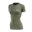 M-Tac T-shirt Ultra Light Polartec Lady til kvinder, let og åndbar med reflekterende logo, perfekt til træning og hverdagsbrug.