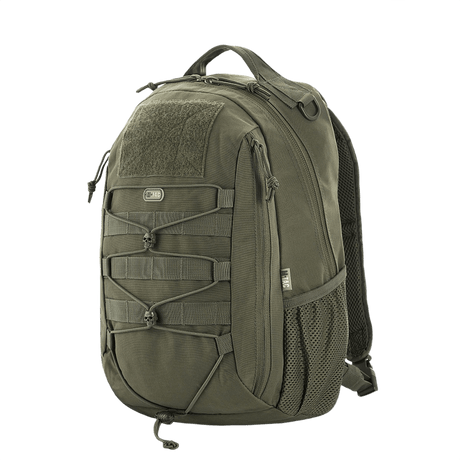 M-Tac Urban Line Force Pack Backpack in modern design with multiple pockets for daily use and outdoor activities like cycling.