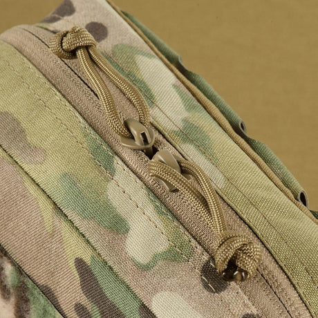 M-Tac Utility Pouch Elite Medium in multicam with durable material and robust double-layer zipper, shown in gallery position 1.