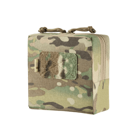 M-Tac Utility Bag Elite Small in camouflage pattern with robust nylon, Velcro panel and double zipper, shown in gallery position 1.