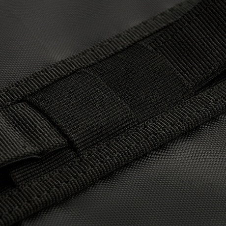 M-Tac Våbenetui 128 cm med polstret design og velcrostropper til sikker opbevaring af våben, detalje af stofstruktur i polyester.