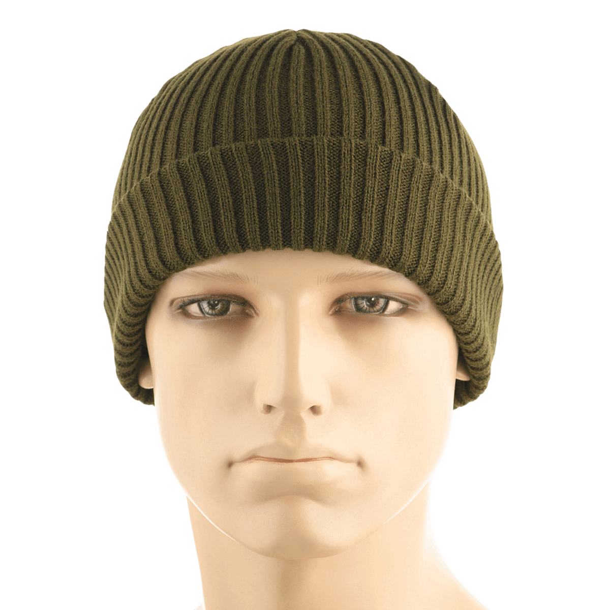 M-Tac Watch Cap 100% Akryl strikket hue til køligt vejr, med dobbelt opslag og let strækbar pasform, størrelse L