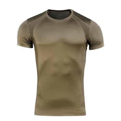 M-Tac Athletic Tactical Gen.II T-shirt i brun, fugttransporterende og åndbar, perfekt til træning og daglig brug.