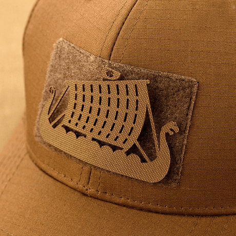 M-Tac Patch Drakkar Laser Cut – Viking ship shown on a hat.