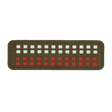 M-Tac Patch Flag 25x80 Mini Squares i holdbar Cordura 500D med lasercut design og velcro montering, perfekt til taktik og stil.