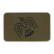 M-Tac Patch Ravneflag Laser Cut med sort ravn, lavet af Cordura 500D, til uniform eller taktisk taske, fastgøres med velcro.