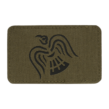 M-Tac Patch Ravneflag Laser Cut – black raven, Cordura 500D with Velcro, for uniform or tactical bag.