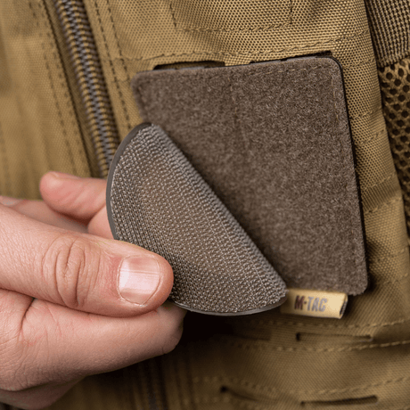 Mounting M-Tac Patch Til Valhall PVC with Velcro on tactical bag.
