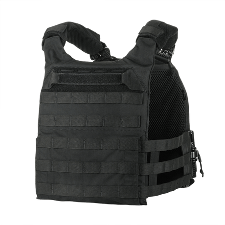 M-Tac Plate Carrier Cuirass FAST QRS Gen.II in black with quick-release and 3D mesh for protection and comfort.