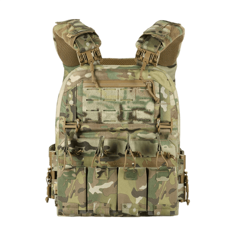 M-Tac Plate Carrier Cuirass FAST XL QRS in Cordura 500D, adjustable fit and quick-release disassembly.