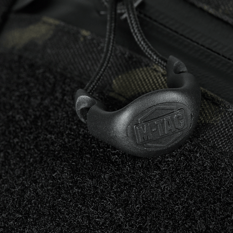 M-Tac Sling Pistol Bag Elite Hex with Velcro detail of zipper with Fastex.