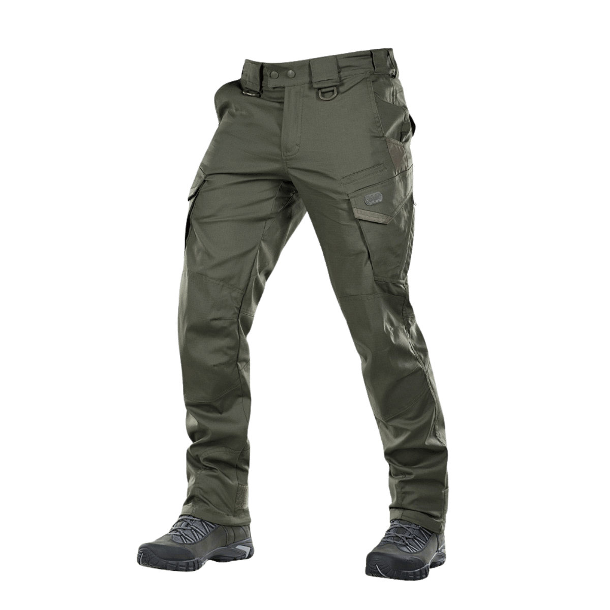 M-Tac Taktiske Bukser Aggressor Gen. II Flex med let rip-stop stof og Teflon-belægning, ideel til træning og afslappede gåture.