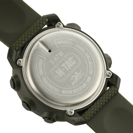 M‑Tac Multifunctional Tactical Watch case back with robust fittings and water-resistant features