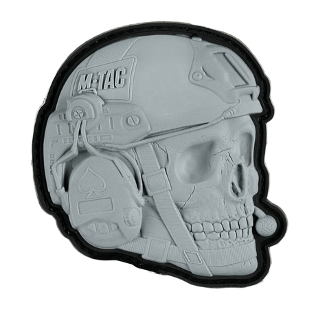 M-Tac Patch Operator 3D PVC with realistic design and Velcro. Suitable for clothing, bags, or tactical gear. Size: 6 x 7 cm.