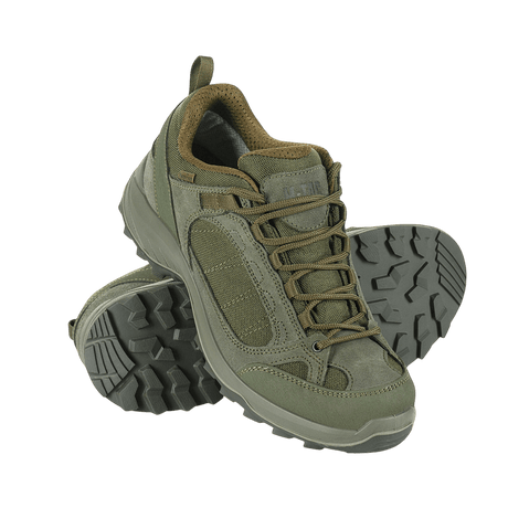 Tactical Sneakers Demi-Season – Let og komfortabel, grønne sko til trekking og outdoor, slidstærk sål, gummiforstærket tå og hæl.