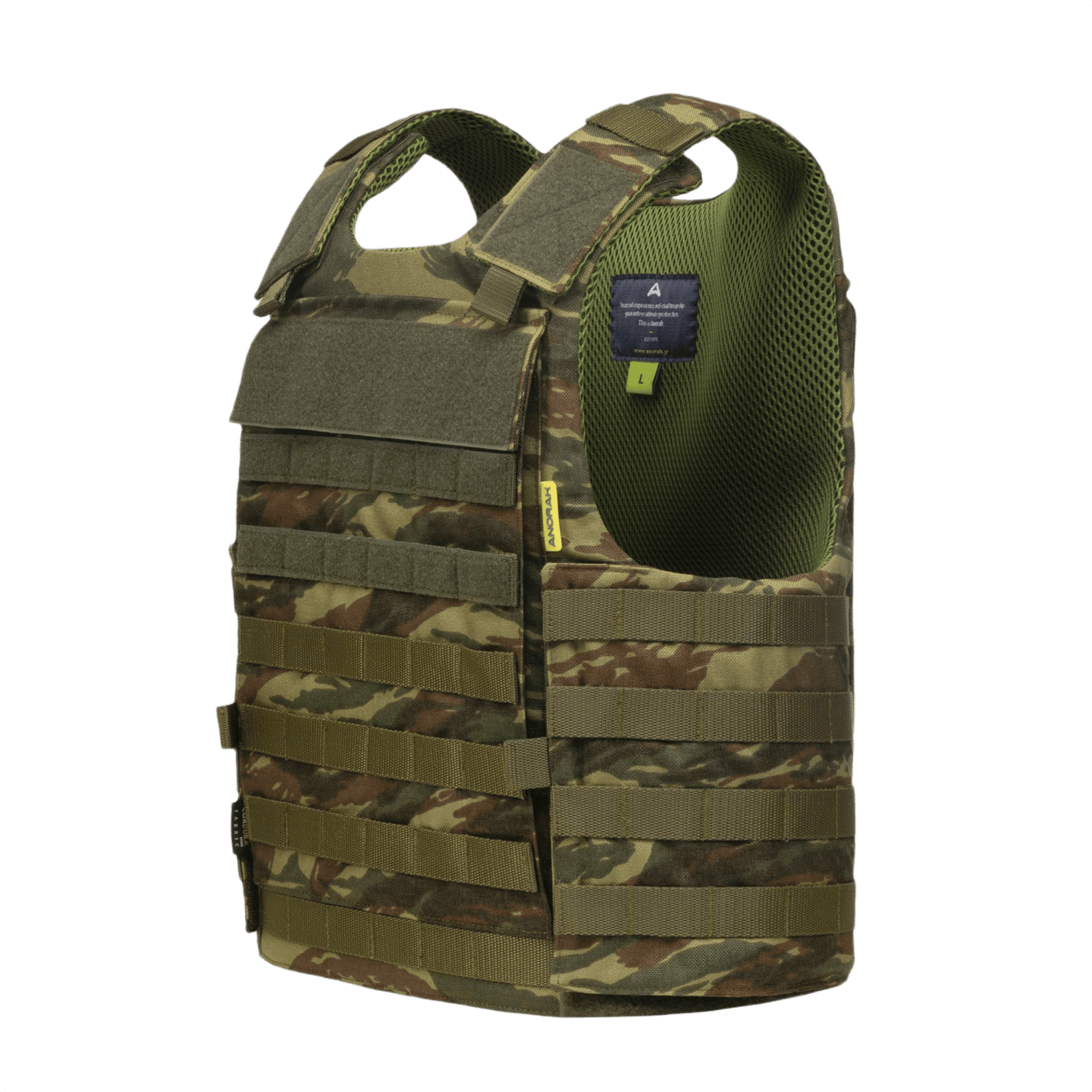 Anorak Titanium® Tactical I Stik & Skudsikker Vest, bløde panser-paneler, niveau IIIA beskyttelse, ergonomisk design, militærudstyr