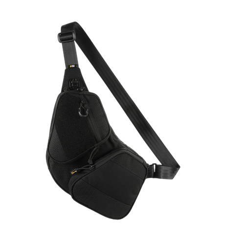 M-Tac Bat Wing Bag Elite Hex, durable bag in Cordura 500D and Cordura Hex with YKK and Woojin zippers, safety mechanism included.