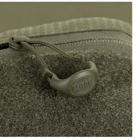 M-Tac Bat Wing Bag Elite Hex with YKK zippers and robust Cordura material, close-up.