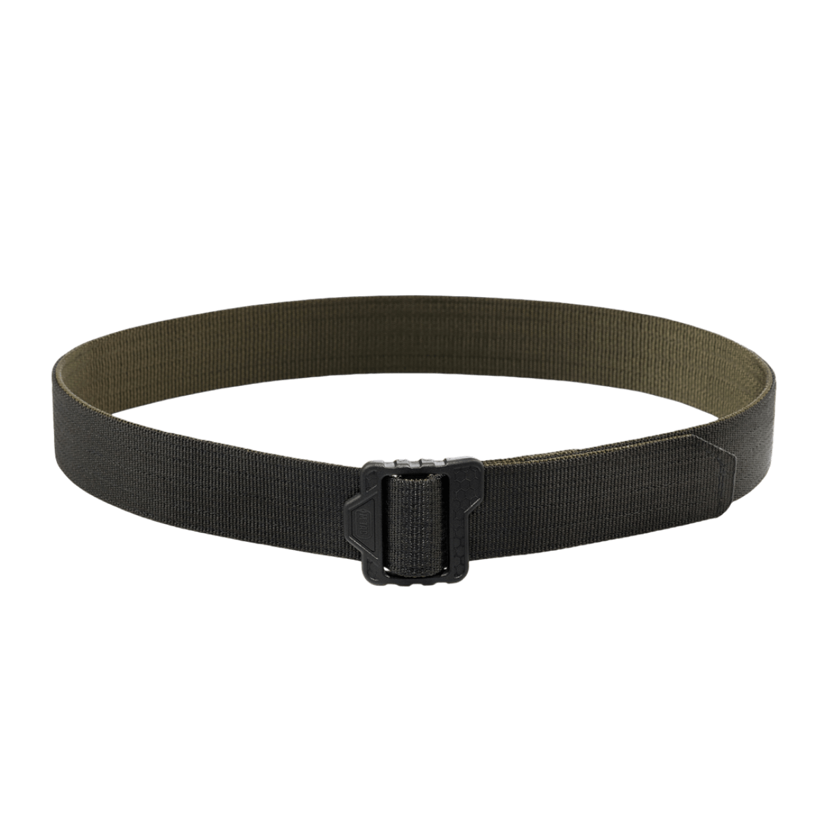 M-Tac Double Duty Taktisk Bælte Hex i sort med dobbelte nylonbånd til hverdags- og taktisk brug