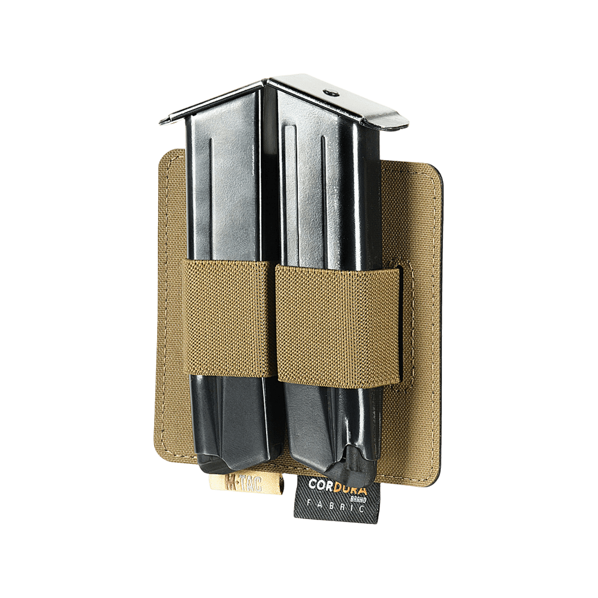 M-Tac Double Mag Pouch Hook Backed Magazine til to pistoler, passer i M-Tac tasker