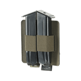 M-Tac Double Mag Pouch Hook Backed Magazine til opbevaring af pistolmagasiner med Velcro-fastgørelse, kompatibel med M-Tac tasker.