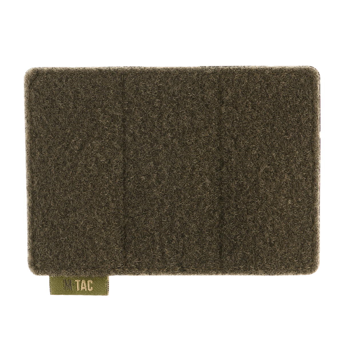 M-Tac Taktisk Morale Patch Display Board Hook og Loop Molle 120x85 med stabil plastbase til MOLLE-systemer og patch fastgørelse.