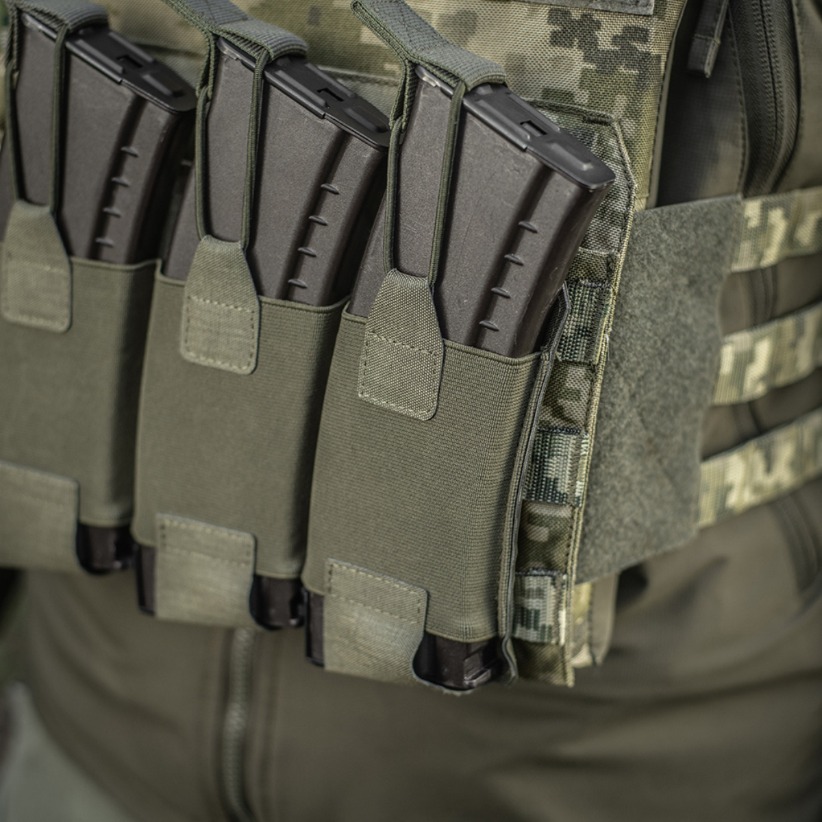 M-Tac Elastic Triple Magazine Pouch Elite