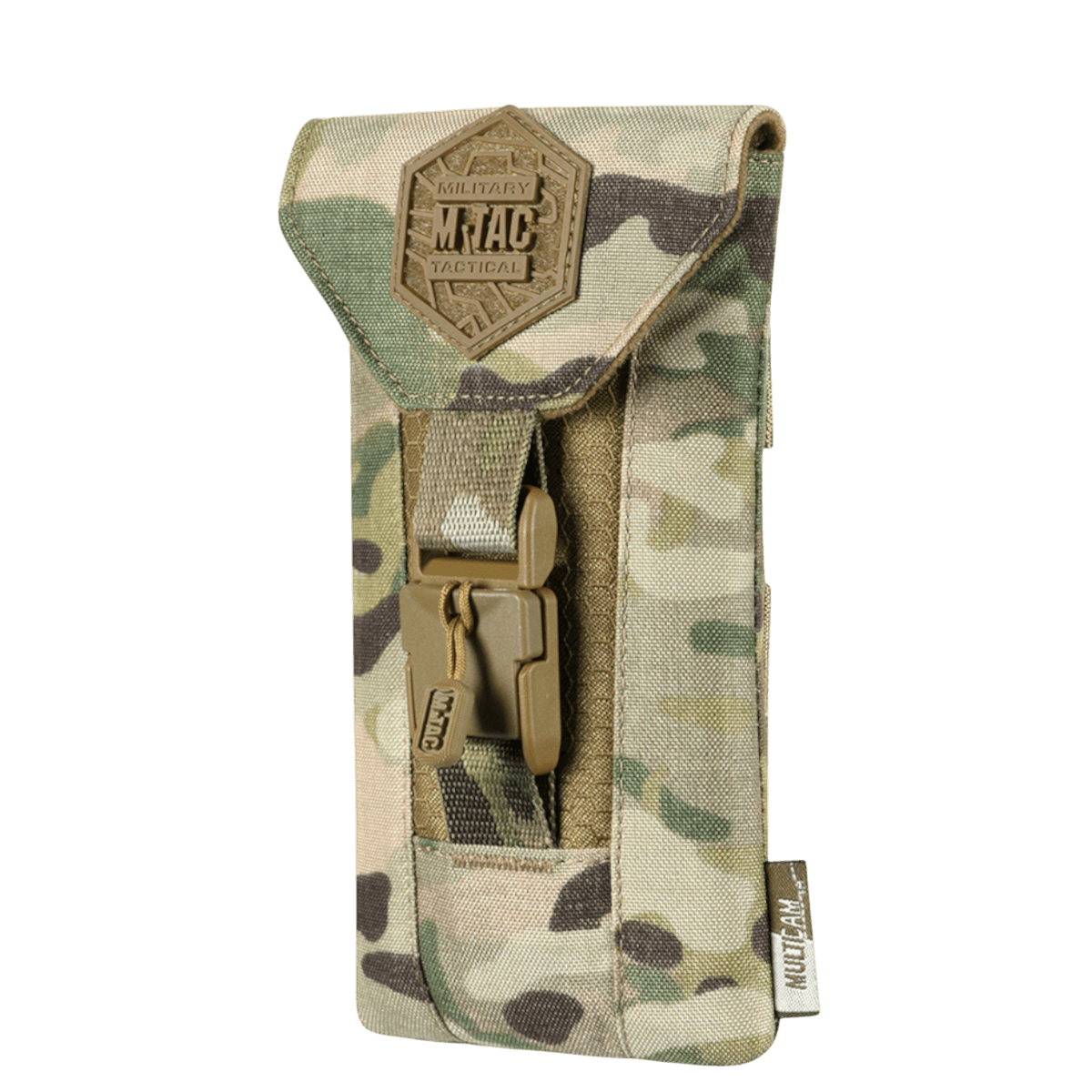 M-Tac Smartphone Lomme Elite Large Hex i sort CORDURA HEX materiale med WJ magnetisk spænde til sikker opbevaring af smartphones.