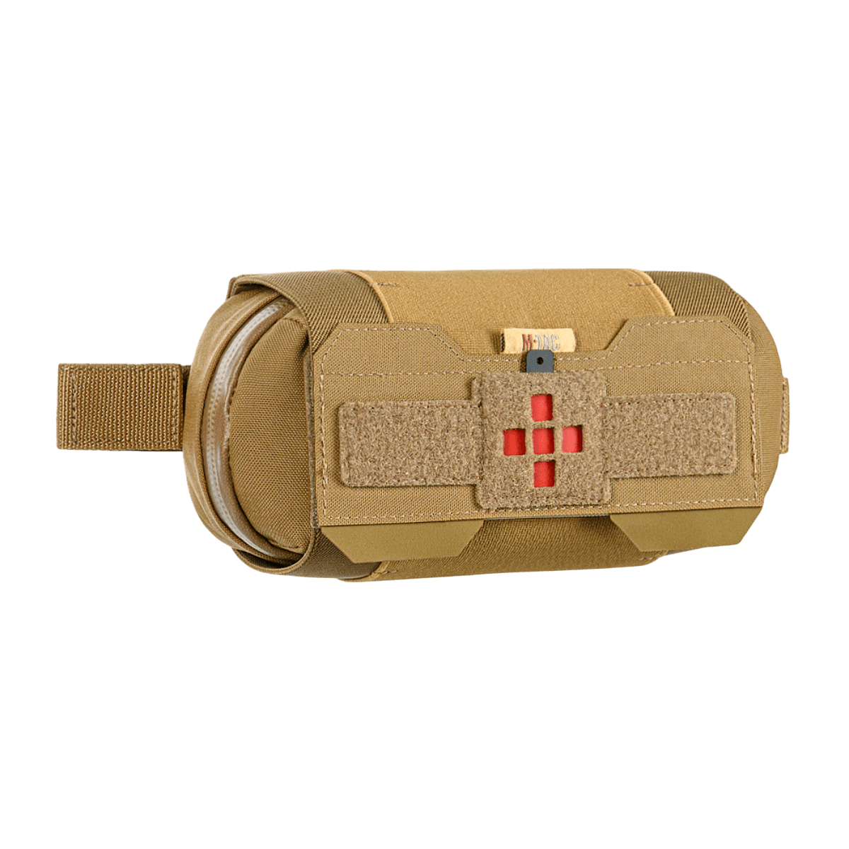 M‑Tac Horizontal Medical Pouch Elite i Cordura 500D materiale med YKK AquaGuard lynlås og indbygget IFAK-organizer.