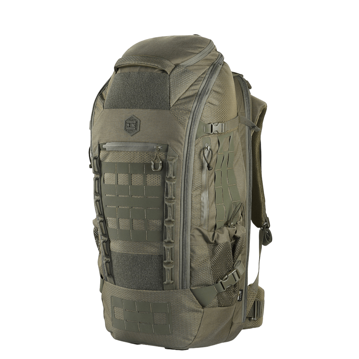 M-Tac Rygsæk Large Elite Hex Gen. IV, ergonomisk og slidstærk taske i Cordura 500D og Hex 1000 materiale, designet til våbenopbevaring.