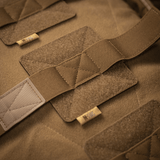 Nærbillede af M‑Tac Indlæg til Rygsæk (3 stk) med Velcro-panel og justerbare stropper for optimal fiksering af udstyr.