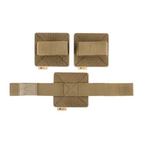 M‑Tac Indlæg til Rygsæk (3 stk) til våbenkasser og M‑Tac Large Elite Hex rygsæk med Velcro-panel, beige farve.