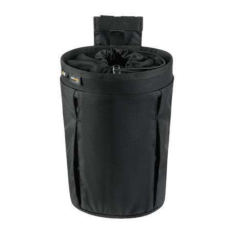 M‑Tac Magasinsæk Dump Pouch Lite Elite i sort, ideel til hurtig opbevaring og sikker lukning, monterbar på MOLLE eller bælte.