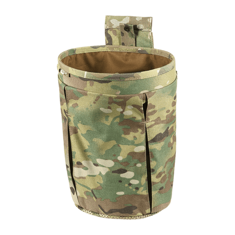 M‑Tac Magasinsæk Dump Pouch Lite Elite i Cordura 500D med quick-pull system, ideel til hurtig magasinhåndtering, camouflage design.