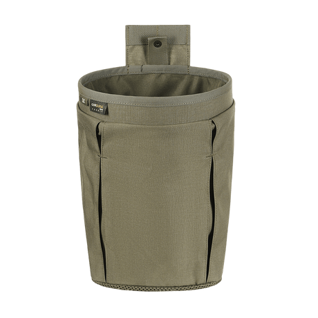 M‑Tac Magasinsæk Dump Pouch Lite Elite i Cordura 500D med hurtiglukkesystem og drænnet, monteret på MOLLE stropper.