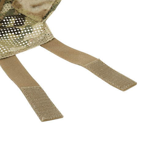 M‑Tac Hjelmcover Shroud Elite med MULTICAM camo design og straps til ekstra kamuflage. Passer til TOR-D hjelme. Cordura 500D materiale.