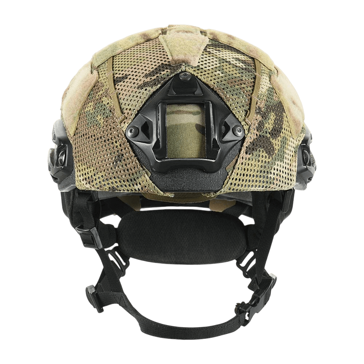 M‑Tac Hjelmcover Shroud Elite til TOR-D hjelm, camouflagemønster i Cordura 500D, med velcro-paneler og fastgørelsesstropper. Effektiv skjul.