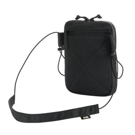 M‑Tac Pocket Bag Elite HEX i slidstærkt materiale med YKK lynlåse, sort kompakt taske til EDC-udstyr, værktøj og dokumenter.
