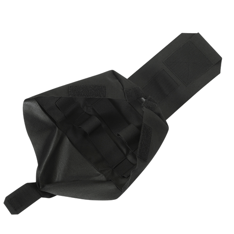 M‑Tac Medic Pouch Vertical Large Elite åben set oppefra, viser rummeligt interiør og MOLLE-interfacesystem, lavet af Cordura 500D.