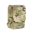 M‑Tac Medic Pouch Vertical Large Elite i Camouflage, lavet af slidstærkt Cordura 500D til opbevaring af førstehjælpsudstyr.