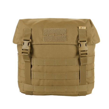 M-Tac Pouch Sukharka Gen.3 XL i Cordura 500D med MOLLE-system, Velcro-panel og Woojin hardware i en sand farve.