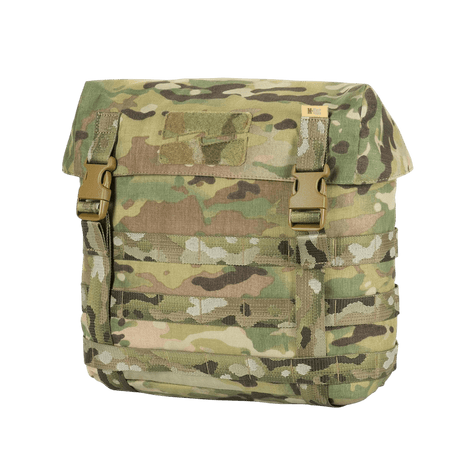 M-Tac Pouch Sukharka Gen.3 XL i camouflage Cordura 500D med Woojin hardware og MOLLE-system til feltbrug.