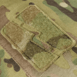 Velcro panel på M-Tac Pouch Sukharka Gen.3 XL, fremstillet i Cordura 500D med camouflage-design, velegnet til feltbrug.