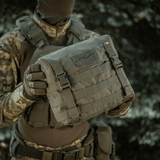 M-Tac Pouch Sukharka Gen.3 XL i brug, felt- og assaultpung i Cordura 500D med MOLLE-system og Woojin hardware i marken