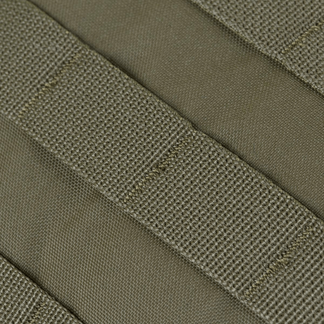Close-up of M-Tac Pouch Sukharka Gen.3 XL in Cordura 500D, showing MOLLE system design detail.