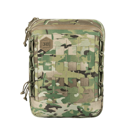 M-Tac Tablet Bag Laser Cut Hex i camouflagedesign med Laser Cut MOLLE til EDC, dokumenter og skjult våbenopbevaring
