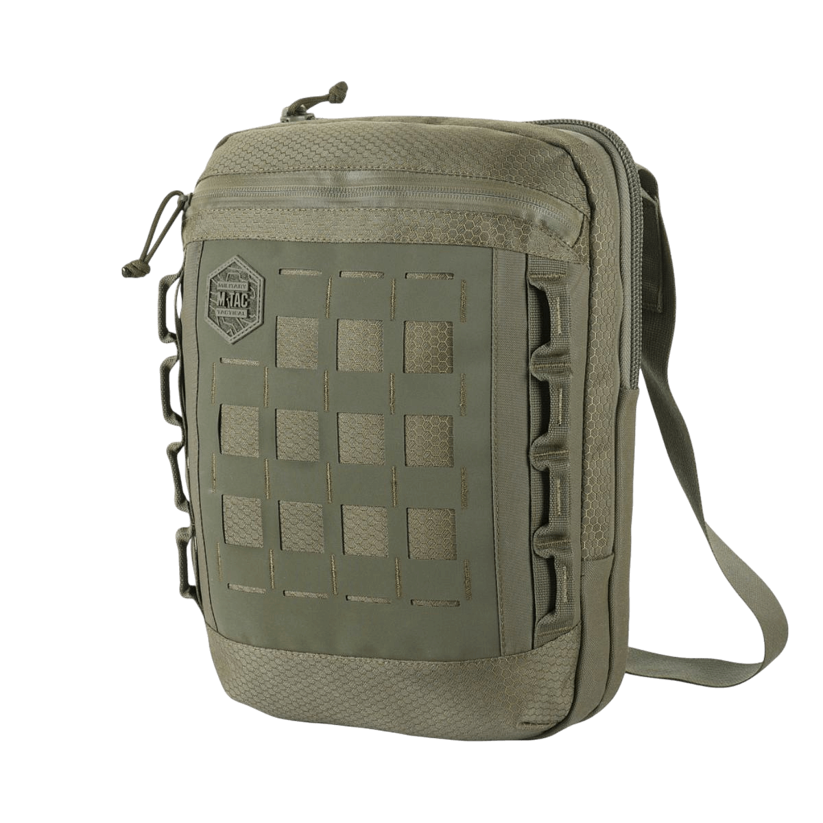 M-Tac Tablet Bag Laser Cut Hex i Cordura med Laser Cut MOLLE på fronten, ideel til skjult våben, tablet og A4-dokumenter.