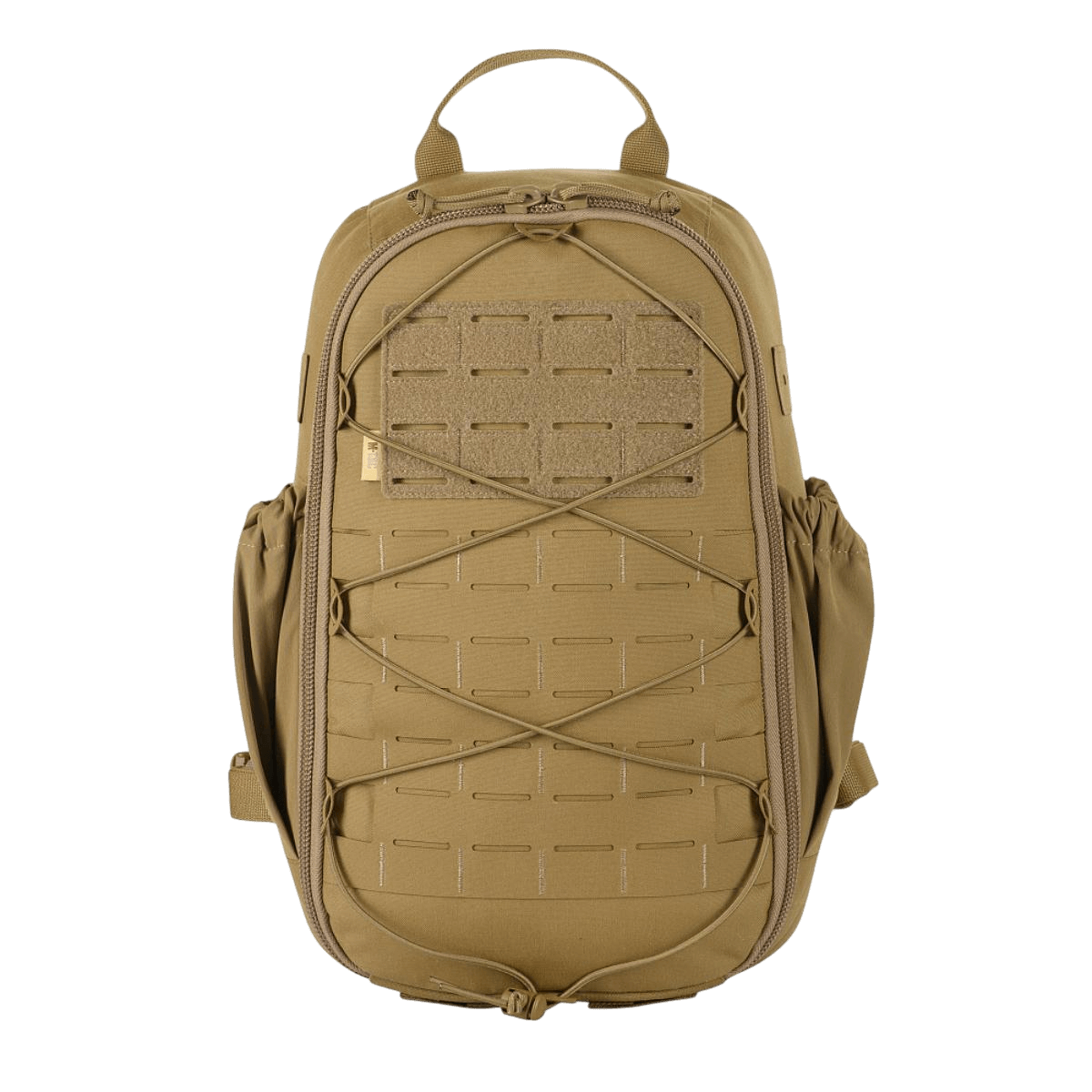 M-Tac STURM Elite Rygsæk i taktisk design, 15 liter, fremstillet af Cordura med sidelommer af elastisk Flex-materiale, front MOLLE panel