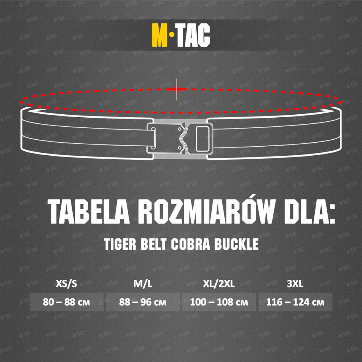 M-Tac Tiger Belt Cobra Buckle